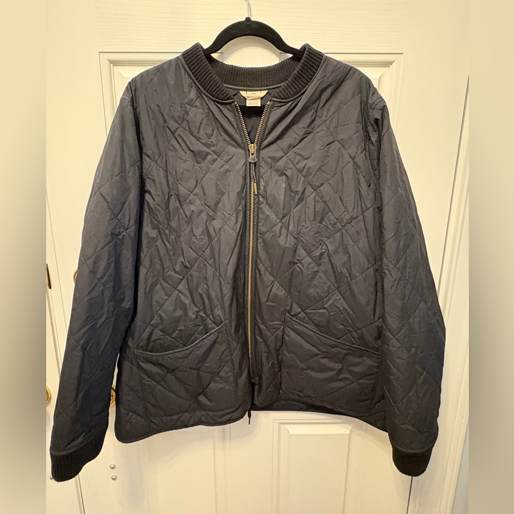 Duluth Trading Co Black Bomber Jacket XXL
